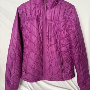 Women's Purple Quilted Jacket